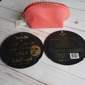 Weihai Luda Cosmetic Pouch with two Gold Mask